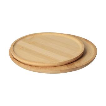 Bamboo plate "Zuma", large Nature