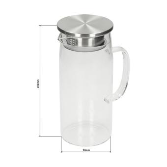 Glass carafe ‘Vivara’ 1l Transparent