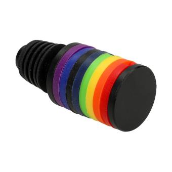 Weinstopper "Rainbow" Schwarz