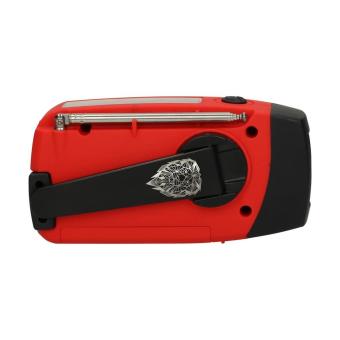 Crank radio with torch "Volt" Aztec blue
