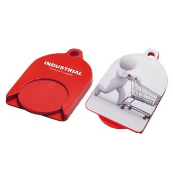 Chip keyring "Ghost" with chip White