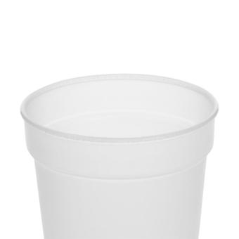 Drinking cup "Deposit" 0.4 l Milky transparent