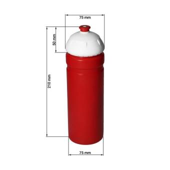 Water bottle "Champion" 0.7 l American red