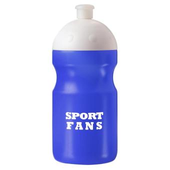 Water bottle "Fitness" 0.5 l with suction lock White