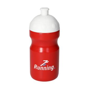 Trinkflasche "Fitness" 0,5 l mit Saugverschluss Amerika rot