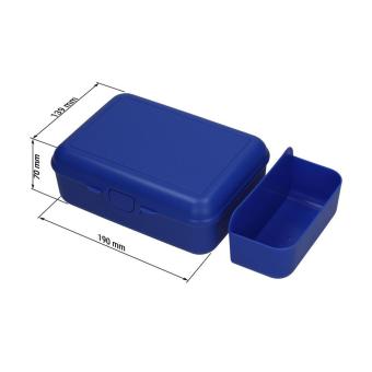 Lunch box "School Box" deluxe, with compartment divider American red