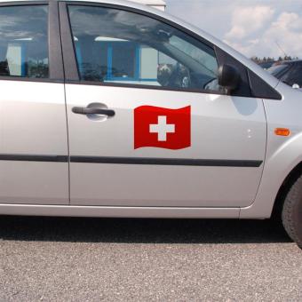 Car magnet "Flag" large German color