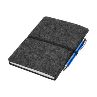 Notizbuch "Filz" Grau