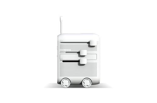 Enjoy Technology Xoopar Luggie GaN Weltreise-Adapter-Trolley Weiß