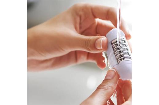 Enjoy Technology BRP505|Philips Satinelle Kompakt-Epilierer mit Kabel &amp; kabellosem Bikini-Trimmer Weiß