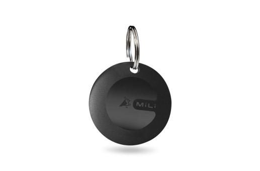 Aqiila Tagbird Waterproof Tracker with Keyring Black
