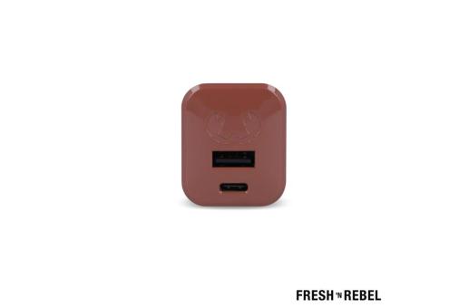 2WC30 I Fresh 'n Rebel Mini Charger USB-C + A PD // 30W Light red