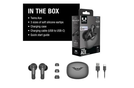 3TW3200 I Fresh 'n Rebel Twins Ace-TWS earbuds with Hybrid ANC Anthracite