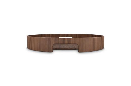 InSideOut Sagaform Hanna Rundes Tablett 35 cm Braun