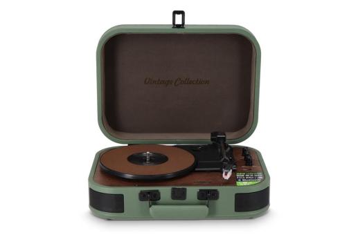MT-207|Muse Vintage Turntable with BT-out Green