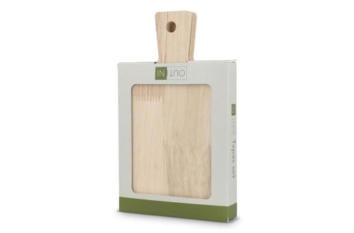 InSideOut 2er-Pack kleine Tapas-Tabletts aus Holz Holz