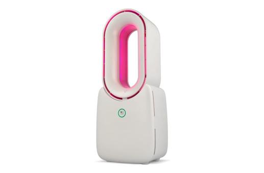 InSideOut Bladeless Soft Wind Fan Brislux with LED Light Fawn