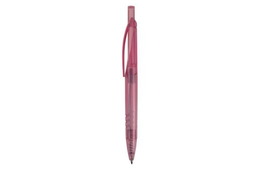 Kugelschreiber aus R-PET-Material Transparent rosa
