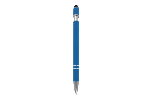 Kugelschreiber Paris Metall Soft Touch Hellblau