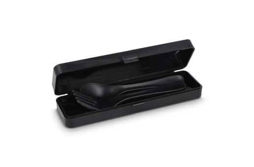 Besteckset PP Schwarz