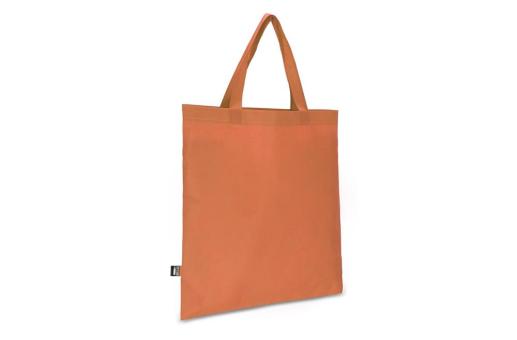 R-PET Carry bag non-woven short handles 38 x 42cm 75g/m² 