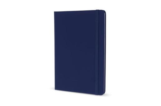 Notebook A5 PU with grid dot pages Dark blue