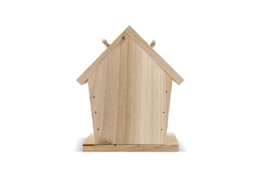 Kleines Vogelhäuschen aus FSC-Holz Natur