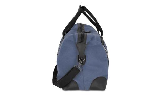 Weekender-Tasche aus recyceltem Baumwoll-Canvas Harper Dunkelblau