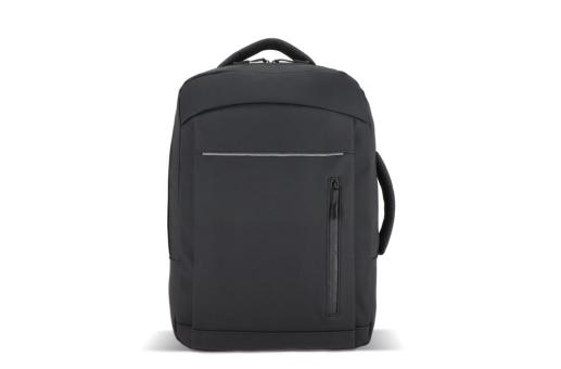 PU Osaka Laptop Backpack 30 x 14 x 42 cm 15L Black