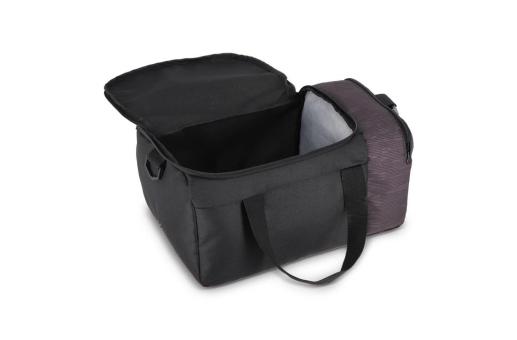 R-PET 600D faltbare Untersitz-Tasche 20L Schwarz