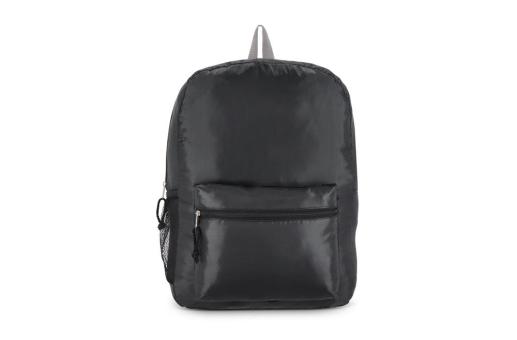 R-PET 190T Leichter Rucksack 30,5 x 12,7 x 42 cm 16 l Schwarz