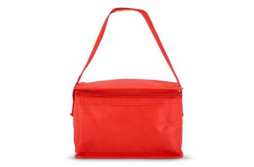 R-PET 6 Can cooler bag non-woven 20x 13 x 12.5cm 75g/m² Red