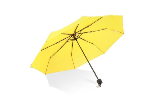 Congo 190T Pongee 21" Faltbarer Regenschirm Gelb