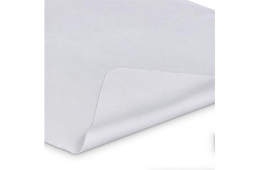 Microfiber mouspad with silicon dots 18x22cm (325g/m²) sublimation White