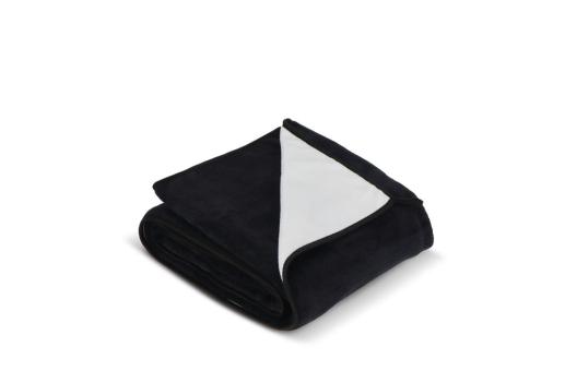 Vliesdecke 120×150 cm, 500 g/m² Korallenvlies, sublimationsdruckfähig. Schwarz