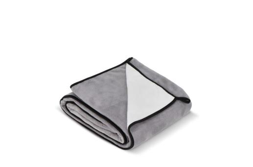 Vliesdecke 120×150 cm, 500 g/m² Korallenvlies, sublimationsdruckfähig. Grau