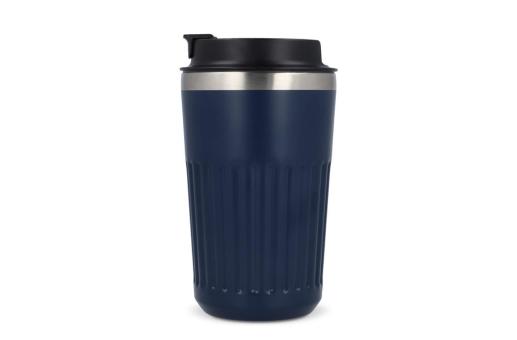 Recycled Stainless steel Thermo coffee to go 400ml Dark blue