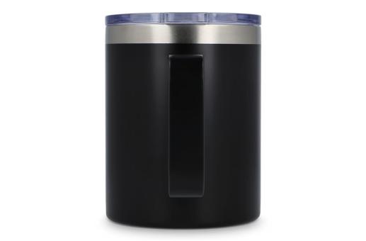 T-ceramic thermo mug with lid Danube 350ml Black