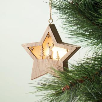 STARLIGHT MDF star with light Timber