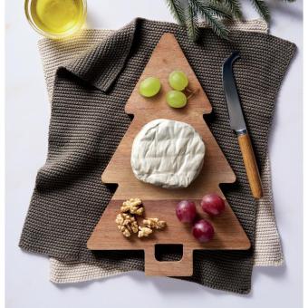 ARBETO Acacia serving board Xmas tree Timber