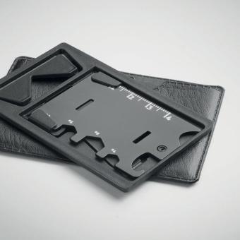 TACKLE Multi-tool pocket phone stand Black