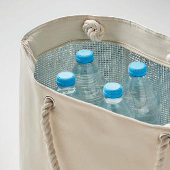 HEAVEN Beach cooler bag in cotton Fawn