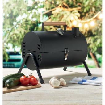 CHIMEY Tragbarer BBQ Grill Schwarz