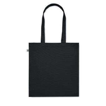BENTE COLOUR Organic cotton shopping bag Black