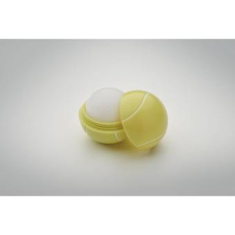 Lip balm in tennis ball shape Yellow