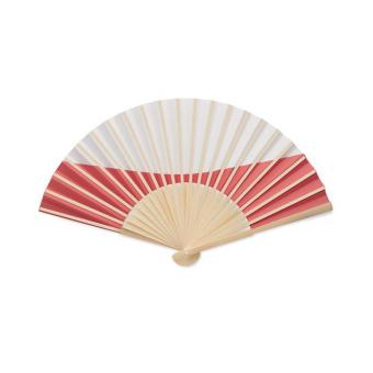 FUNFAN Manual fan flag design White