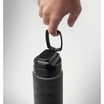 LEVEL Sport-Trinkflasche RPET 1L Schwarz