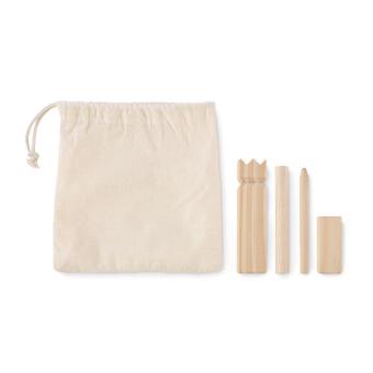 KING PETIT Pinewood outdoor throwing game Timber