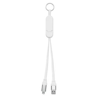 CABO Schlüsselring mit 60W Kabel Weiß