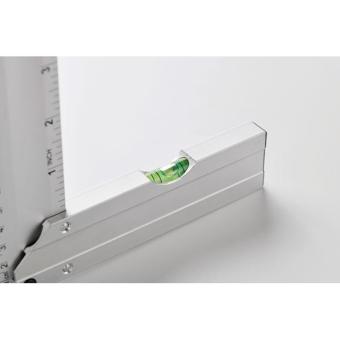 MEJURE Aluminium level ruler 30 cm Silver